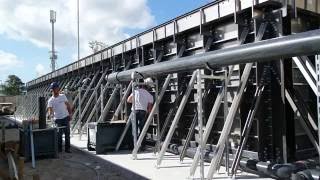 Rio 2016  Waterpolo temporary pool installation in timelapse  Myrtha Pools [upl. by Remark]