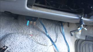 INSTALLING TRAILER BRAKE CONTROLLER 1994 FORD F250 [upl. by Kramal226]