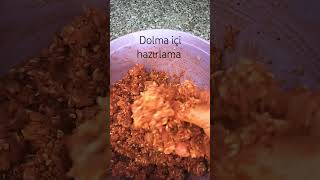 Dolma içi yapımıdolmabahçesarayı dolmalarnefisyemektarifleriyemektarifleri yemek weddingdress [upl. by Caspar]