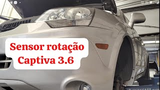 Uma das maneiras de retirar o sensor de rotação  ckp da gm Capiva 36 v6 [upl. by Newsom]