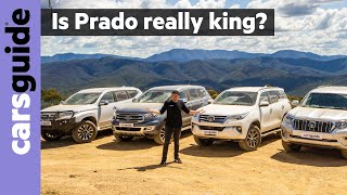 Toyota Prado vs Toyota Fortuner vs Ford Everest vs Mitsubishi Pajero Sport 2020 comparison review [upl. by Borchert615]