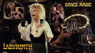 David Bowie in Labyrinth  Magic Dance MV [upl. by Yrtnahc]