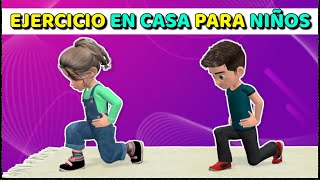 EJERCICIO PARA NIÑOS EN CASA – AERÓBICOS EN 14 MINUTOS [upl. by Eladnyl895]