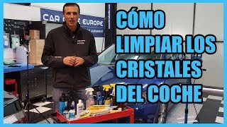 Cómo limpiar los cristales del coche [upl. by Diantha]