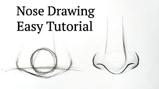 How to Draw Noses  Very very easy for you [upl. by Whalen]