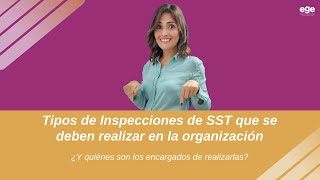 🟣Tipos de INSPECCIONES de SST que se deben REALIZAR en la organización🟣 [upl. by Gnas]