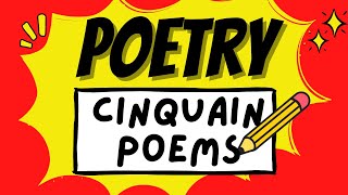 Cinquain Poem for Kids [upl. by Neils373]