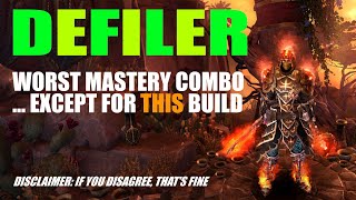 Grim Dawn  Defiler  a build that actually works  v1190 [upl. by Lledo]