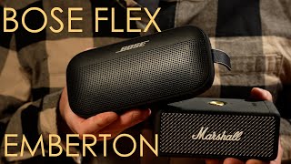 BOSE SOUNDLINK FLEX VS MARSHALL EMBERTON WOW [upl. by Dorelia121]