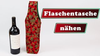 Flaschentasche nähen [upl. by Yuu755]