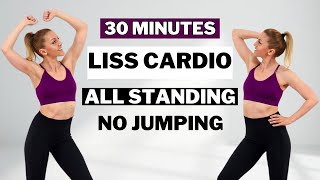 🔥30 Min LISS CARDIO WORKOUT🔥LOW INTENSITY STEADY STATE🔥Easy at Home Exercises for Weight Loss🔥 [upl. by Gnoh733]