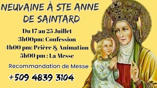 Autour de la Neuvaine à Sainte Anne Paroisse Ste Anne de Saintard Arcahaie juillet 2024 [upl. by Verene10]