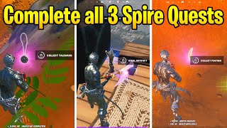 Complete all 3 Spire Quests then return to Raz  Fortnite The Spire Quests Guide [upl. by Pirzada]