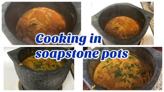 Cooking in soapstone cookware  sambar  vatha kuzhambu  maa kalchatti [upl. by Edelsten]