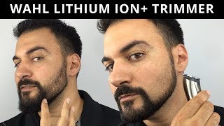 Beard Trimming  Wahl Lithium Ion Plus Trimmer  Model 9818 [upl. by Ribble]