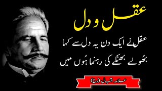 Allama Iqbal Emotional Poetry Kalam Aqlo Dill  Alama Iqbal Most Emotional poetry  Khan voice [upl. by Teodoor]