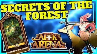 AFK ARENA SECRETS OF THE FOREST GUIDE  PEAKS OF TIME [upl. by Tips]