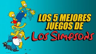 TOP 5 Juegos de Los Simpsons I Fedelobo [upl. by Kerri457]