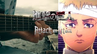 Shock  Attack on Titan Season 4Final Season ED  Fingerstyle guitar cover [upl. by Nnelg62]