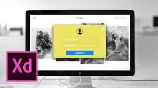 How to Create a Popup Modal in Adobe XD [upl. by Cristi997]