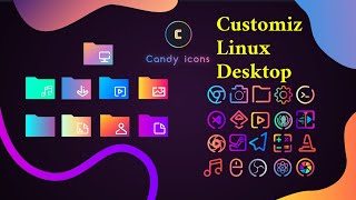 How to install change Folder Icons to Candy Icon Customize XFce Linux Desktop [upl. by Olinde961]