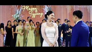 Mason amp Tiffany Wedding Dinner Cattleya Wedding Planning amp Decoration  Mandalay Myanmar [upl. by Nodanrb]