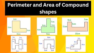 Perimeter and Area of composite figures [upl. by Ahsiuqat]