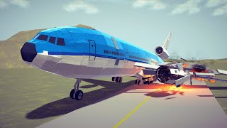 Airplanes Take Off Fails amp Crashes 3  Besiege [upl. by Malkah853]