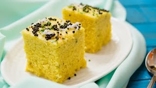 Khaman Dhokla Using Curd In Hindi  Besan Dhokla Without ENO  Gujarati Snack Recipe [upl. by Ledah]