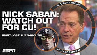 I LEARNED MY LESSON 😆 Nick Saban admits Colorado has turned it around  College GameDay [upl. by Bonny]