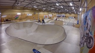 Linköping Skatehall Hangaren Skatepark [upl. by Nelan416]