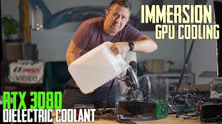 Immersion Cooling RTX 3080 ETH Mining Rig with Dielectric Coolant [upl. by Gerdeen]