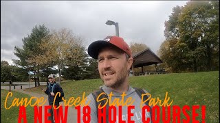 A New Disc Golf 18  exploring Canoe Creek State Park [upl. by Chang]