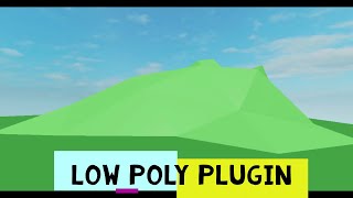 Roblox Studio  Easy low poly terrain plugin [upl. by Suivatram]