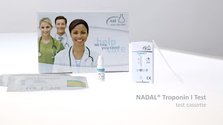 NADAL® Troponin I Test  Troponin I rapid test [upl. by Janerich439]