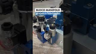 Bloco Manifold para Sistema Óleo Hidráulico [upl. by Kosak206]