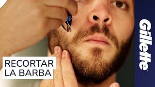 Cómo Recortar la Barba  Gillette STYLER  Tutorial [upl. by Spielman]