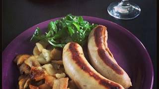 Recette  Boudins blancs aux pommes [upl. by Natam]