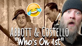 Abbott and Costello REACTION  Whos On First  HILARIOUS 😂 [upl. by Reinke987]