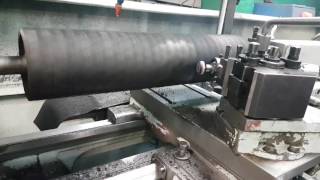 How to machine rubber rollers [upl. by Bobbye]