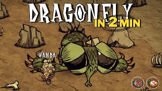 Dragonfly vs Wanda in 2 min No Heal Wall or Backstep Watch  Dont Starve Together  DST [upl. by Aicertal168]