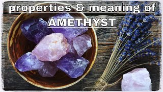 Amethyst Meaning Benefits and Spiritual Properties [upl. by Iveel516]