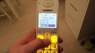 Ringtones on the Uniden D3097 [upl. by Forrer]