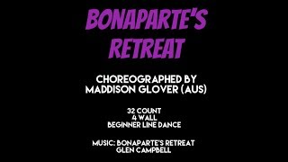 Bonaparte’s Retreat Line Dance [upl. by Artim]