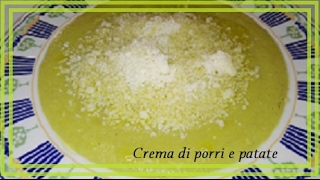 Crema di porri e patate  Piatto unico  LIGHT [upl. by Chaing974]