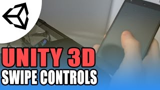 Unity Mobile  Swipe Controls  Unity 3D Tutorial [upl. by Erimahs301]