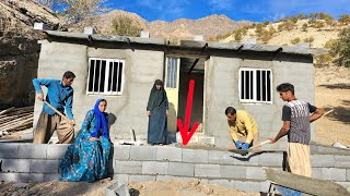 Building a house porch in the mountains [upl. by Muraida]