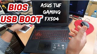 How To Get Into Bios And USB Boot On Asus TUF Gaming FX504G [upl. by Dagnah477]