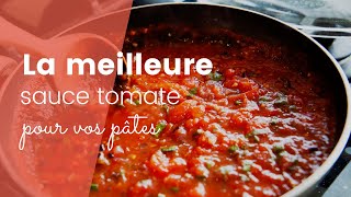 La recette de la meilleure sauce tomate pour vos pâtes [upl. by Inaoj]