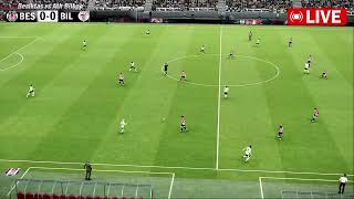 Besiktas vs Athletic Bilbao  Europa League 2025  Football Live Match Today  Pes 2021 Game [upl. by Adahsar565]